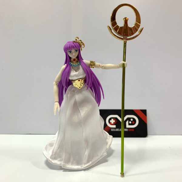 FIGURA DE COLECCIÓN CABALLEROS DEL ZODIACO  -ATHENA-SAORI