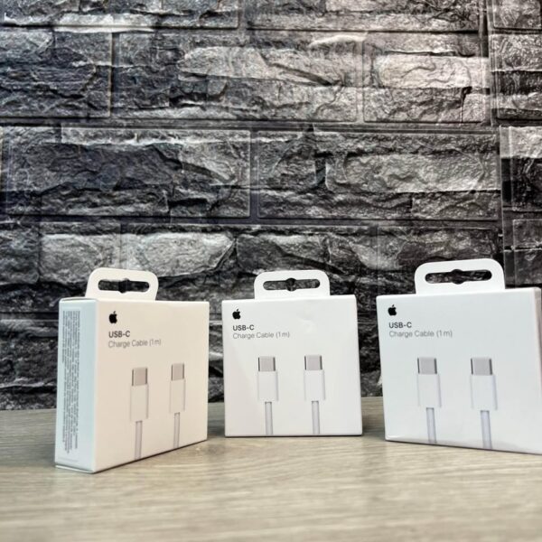 CABLE ORIGINAL APPLE CARGA USB-C / USB-C 1M - Imagen 2