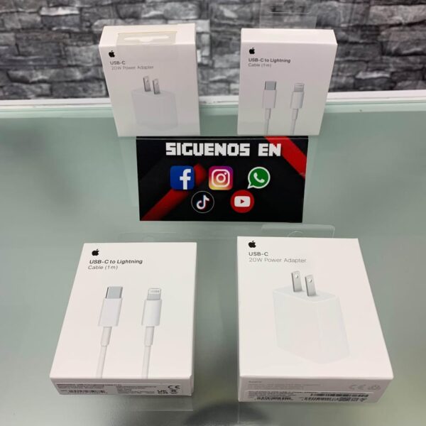 CARGADOR COMPLETO APPLE ORIGINAL - Imagen 2