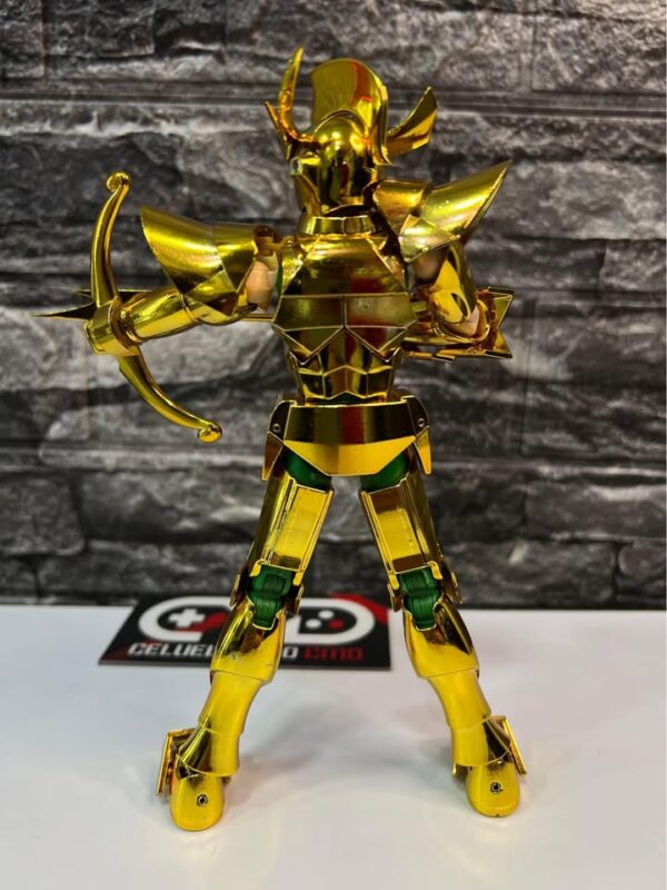 FIGURA COLECCIONABLE ARMADURA DORADA DE SAGITARIO TORNEO GALÁCTICO; CABALLEROS DEL ZODIACO - Imagen 3