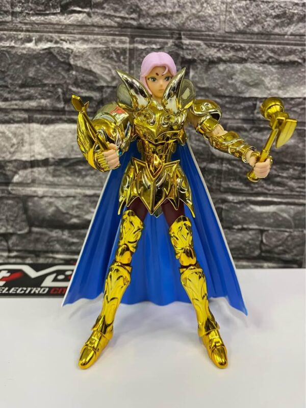 FIGURA COLECCIONABLE CABALLERO DORADO MU DE ARIES