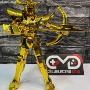 FIGURA COLECCIONABLE ARMADURA DORADA DE SAGITARIO TORNEO GALÁCTICO; CABALLEROS DEL ZODIACO