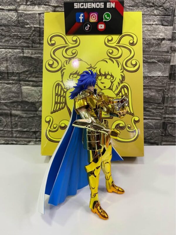 FIGURA COLECCIONABLE CABALLERO DORADO SAGA DE GÉMINIS; CABALLEROS DEL ZODIACO - Imagen 8