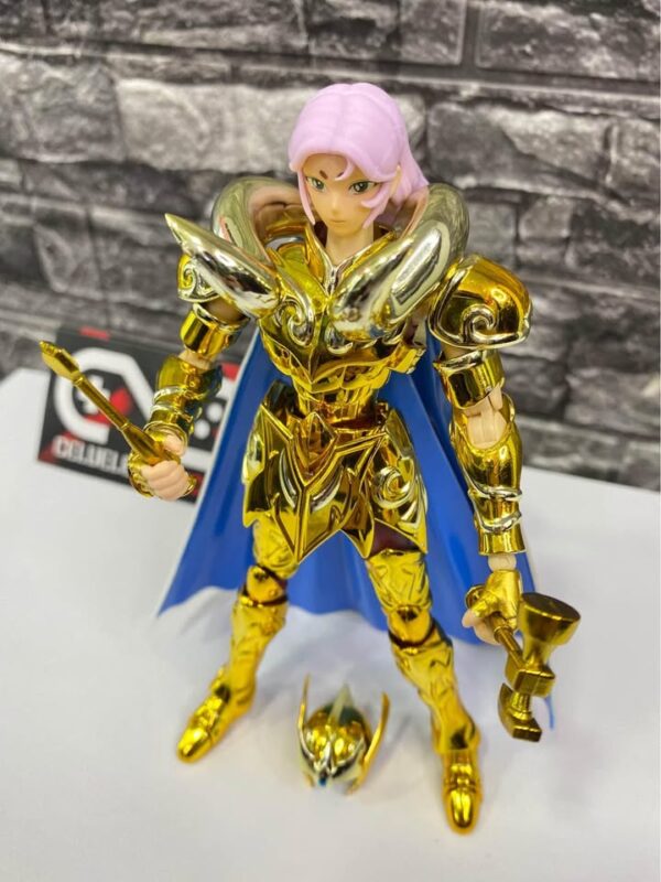 FIGURA COLECCIONABLE CABALLERO DORADO MU DE ARIES - Imagen 8