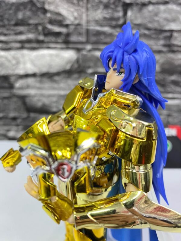 FIGURA COLECCIONABLE CABALLERO DORADO SAGA DE GÉMINIS; CABALLEROS DEL ZODIACO - Imagen 10