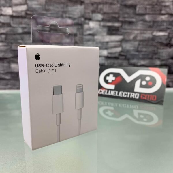 CABLE APPLE  LIGHTNING-TIPO C ORIGINAL - Imagen 2