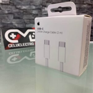 CABLE ORIGINAL APPLE CARGA USB-C / USB-C 2M