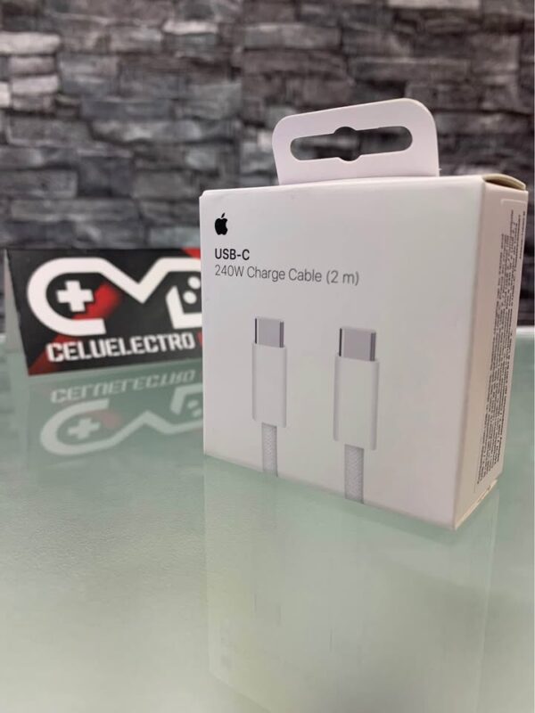 CABLE ORIGINAL APPLE CARGA USB-C / USB-C 2M