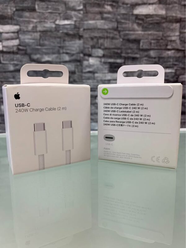 CABLE ORIGINAL APPLE CARGA USB-C / USB-C 2M - Imagen 5