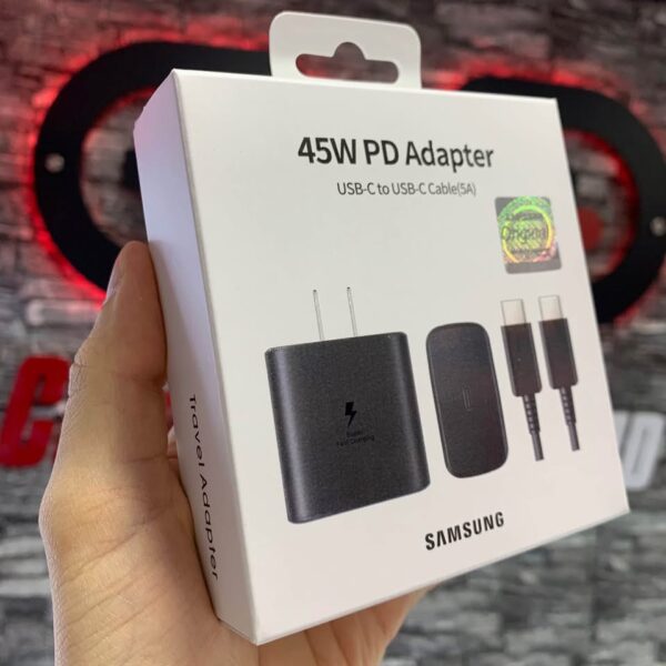 CARGADOR COMPLETO SAMSUNG 45W USB-C A USB-C ORIGINAL - Imagen 5