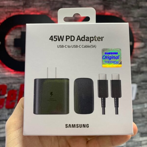 CARGADOR COMPLETO SAMSUNG 45W USB-C A USB-C ORIGINAL - Imagen 6