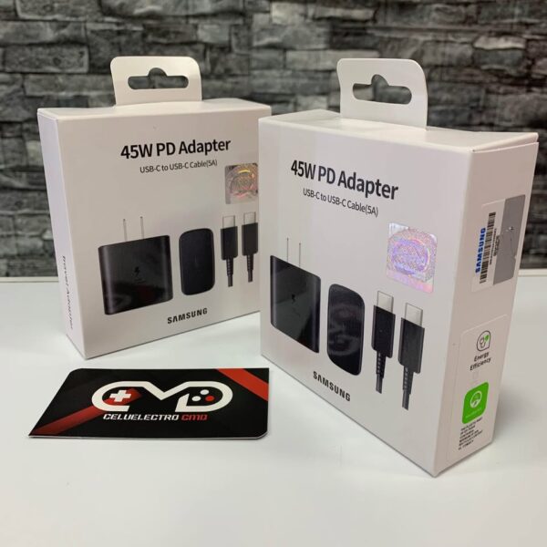 CARGADOR COMPLETO SAMSUNG 45W USB-C A USB-C ORIGINAL - Imagen 8