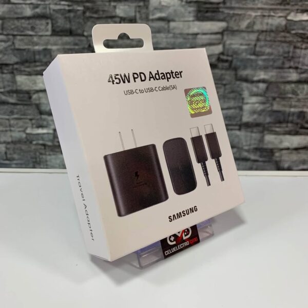 CARGADOR COMPLETO SAMSUNG 45W USB-C A USB-C ORIGINAL - Imagen 9