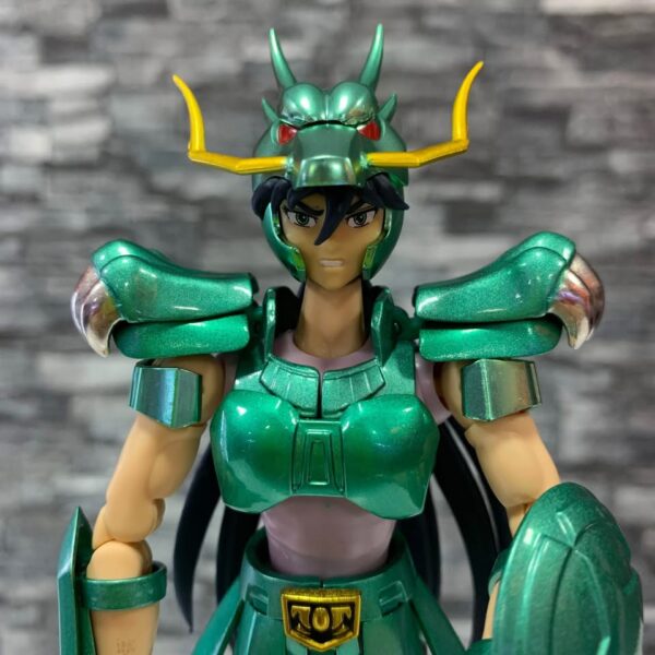 FIGURA COLECCIONABLE SHIRYU DE DRÁGON; CABALLEROS DEL ZODIACO - Imagen 3