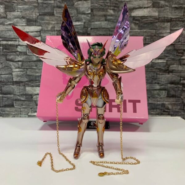 FIGURA COLECCIONABLE SHUN DE ANDRÓMEDA ARMADURA DIVINA; CABALLEROS DEL ZODIACO - Imagen 2