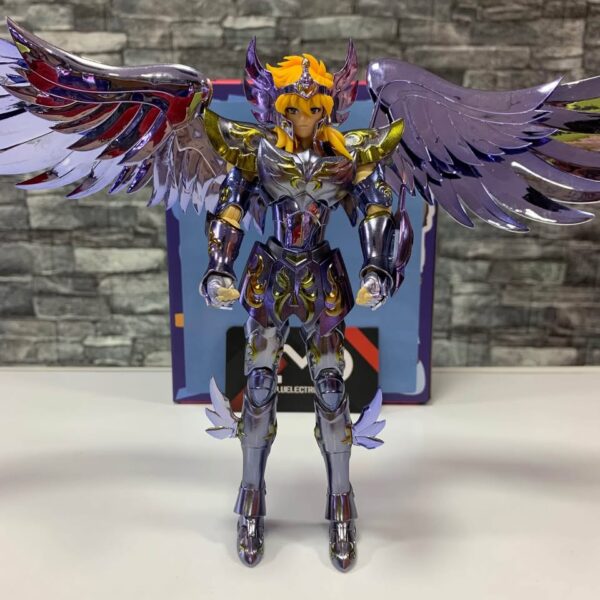 FIGURA COLECCIONABLE HYOGA CISNE ARMADURA DIVINA; CABALLEROS DEL ZODIACO - Imagen 5