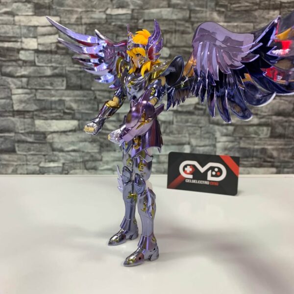 FIGURA COLECCIONABLE HYOGA CISNE ARMADURA DIVINA; CABALLEROS DEL ZODIACO - Imagen 6