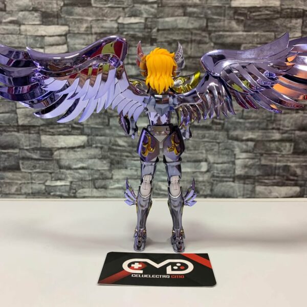 FIGURA COLECCIONABLE HYOGA CISNE ARMADURA DIVINA; CABALLEROS DEL ZODIACO - Imagen 7