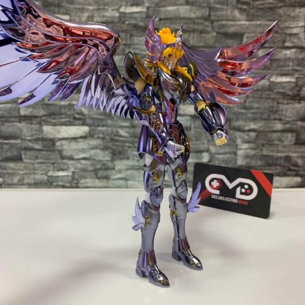 FIGURA COLECCIONABLE HYOGA CISNE ARMADURA DIVINA; CABALLEROS DEL ZODIACO - Imagen 8
