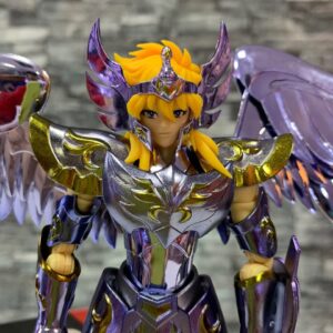 FIGURA COLECCIONABLE HYOGA CISNE ARMADURA DIVINA; CABALLEROS DEL ZODIACO