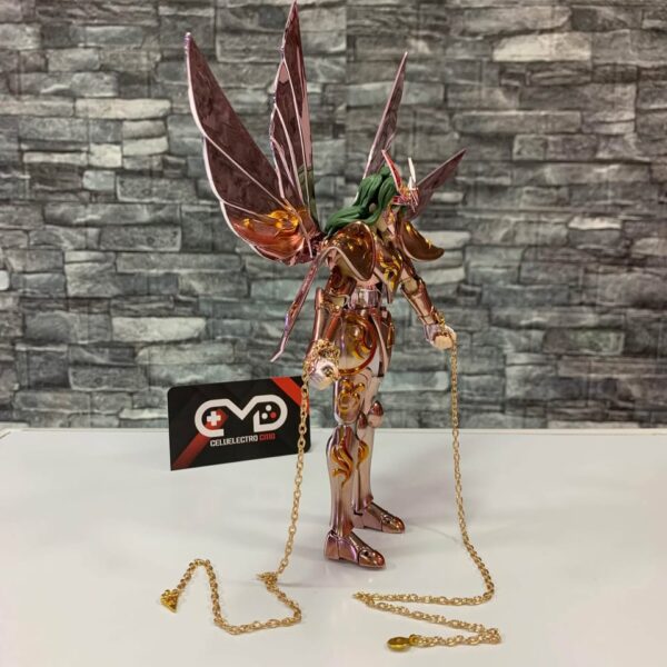 FIGURA COLECCIONABLE SHUN DE ANDRÓMEDA ARMADURA DIVINA; CABALLEROS DEL ZODIACO - Imagen 7