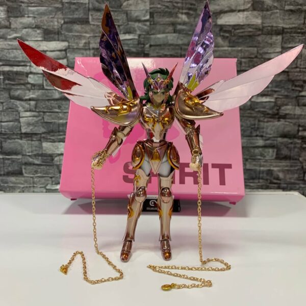 FIGURA COLECCIONABLE SHUN DE ANDRÓMEDA ARMADURA DIVINA; CABALLEROS DEL ZODIACO - Imagen 9