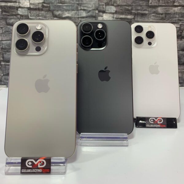 IPHONE 15 PRO MAX - TIPO EXHIBICION
