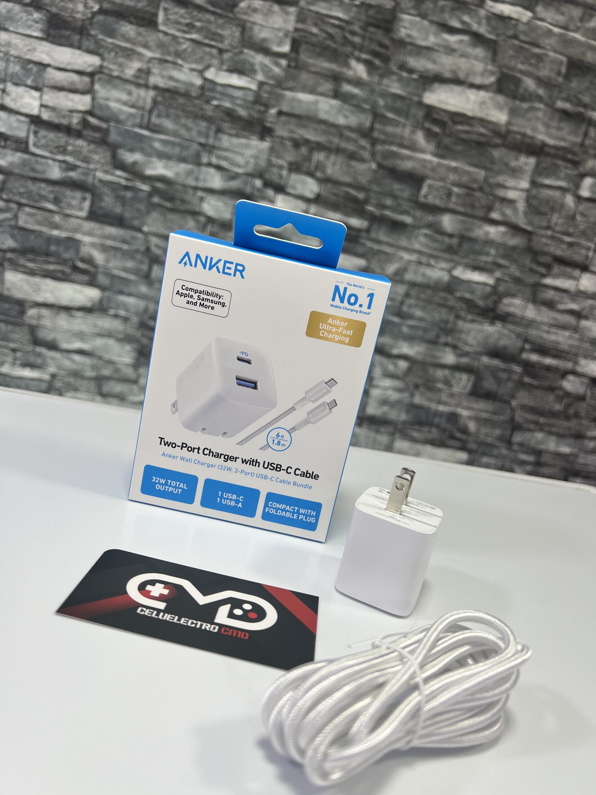 Cargador Anker / 32W / Nuevo - Imagen 2